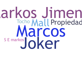 ニックネーム - Markos