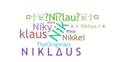 ニックネーム - Niklaus