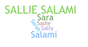 ニックネーム - Sallie