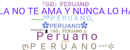 ニックネーム - Peruano