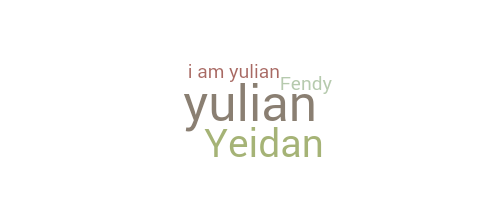 ニックネーム - Yulian