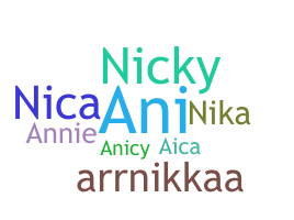 ニックネーム - Anica