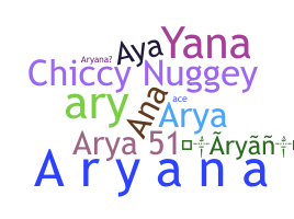 ニックネーム - Aryana