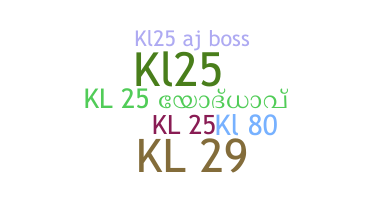ニックネーム - KL25