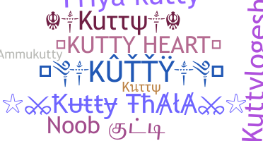 ニックネーム - Kutty