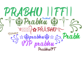 ニックネーム - Prabhu