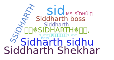 ニックネーム - Sidharth