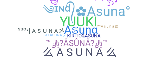 ニックネーム - Asuna