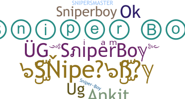ニックネーム - SniperBoy