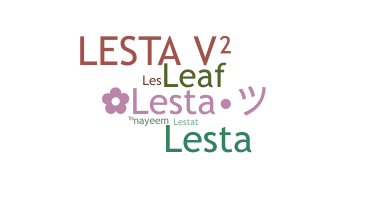 ニックネーム - Lesta