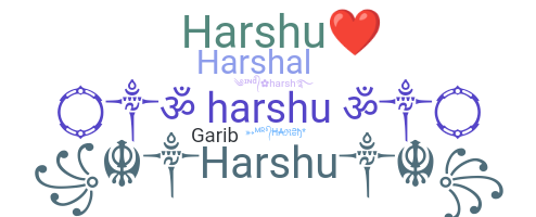 ニックネーム - Harshu