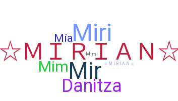 ニックネーム - Mirian