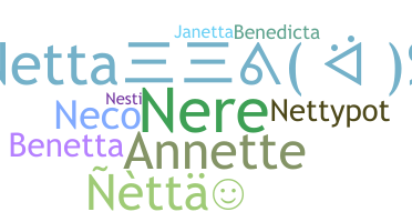 ニックネーム - Netta