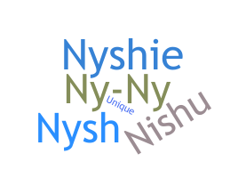 ニックネーム - Nysha