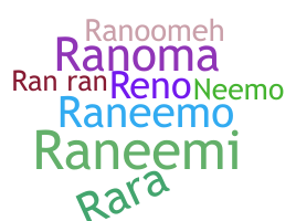 ニックネーム - Raneem