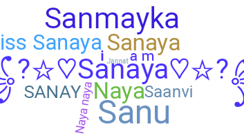 ニックネーム - Sanaya