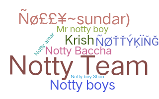 ニックネーム - Notty