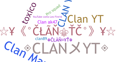 ニックネーム - ClanYT