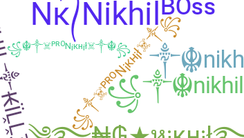 ニックネーム - Nikhil