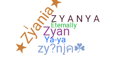 ニックネーム - Zyanya