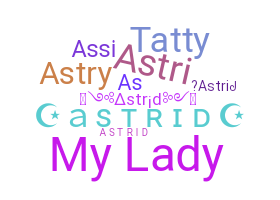ニックネーム - Astrid