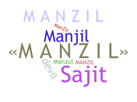 ニックネーム - Manzil