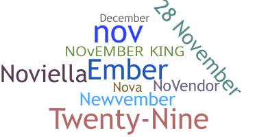 ニックネーム - November