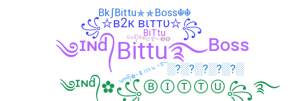 ニックネーム - Bittu