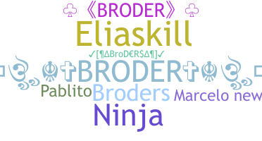 ニックネーム - Broder