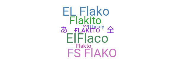 ニックネーム - Flakito