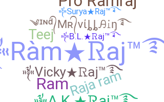 ニックネーム - Ramraj