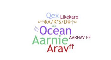 ニックネーム - Aarnav