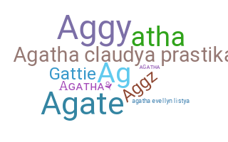 ニックネーム - Agatha