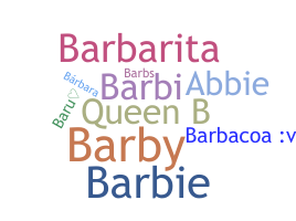 ニックネーム - Barbara