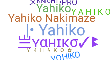 ニックネーム - yahiko