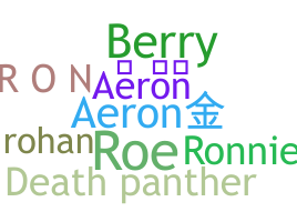 ニックネーム - Aeron
