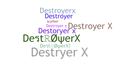 ニックネーム - DestroyerX