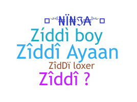 ニックネーム - zdd