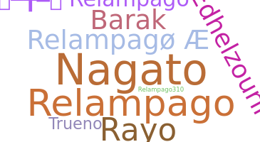 ニックネーム - relampago