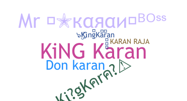 ニックネーム - KingKaran