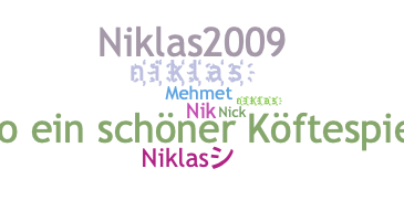 ニックネーム - Niklas