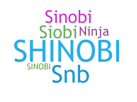 ニックネーム - sinobi