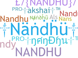 ニックネーム - Nandhu