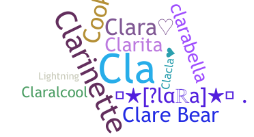 ニックネーム - Clara