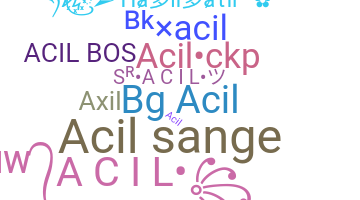 ニックネーム - ACil