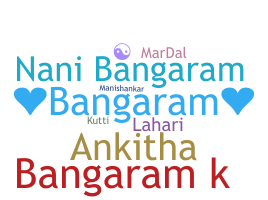 ニックネーム - Bangaram