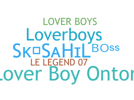 ニックネーム - loverboys