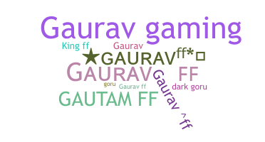 ニックネーム - gauravff