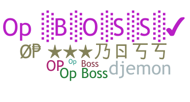 ニックネーム - OpBOSS
