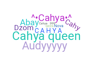 ニックネーム - Cahya